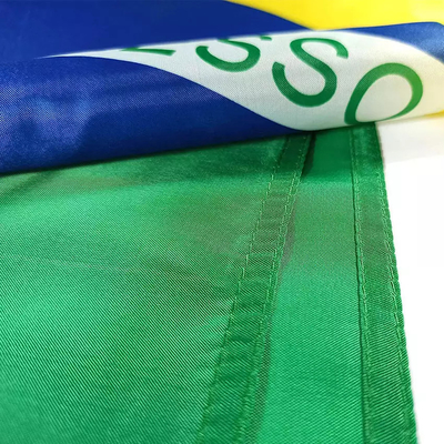 3X5ft ब्राजील देश का झंडा 100% पॉलिएस्टर कस्टम देशों के झंडे